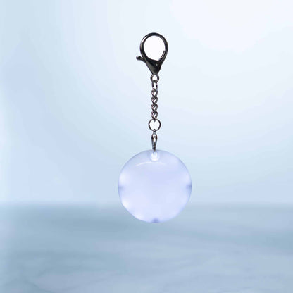 LumiHeart™ Motion Glow keychain light with soft white LED and motion activation